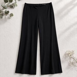 Vintage Jackie Rogers Wide Leg Pants 32 High Rise Career Minimalist